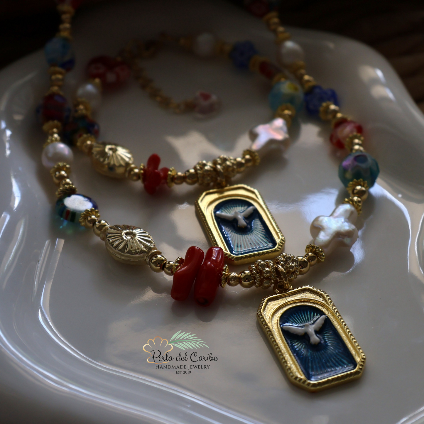 Espíritu Santo Millefiori Bracelet