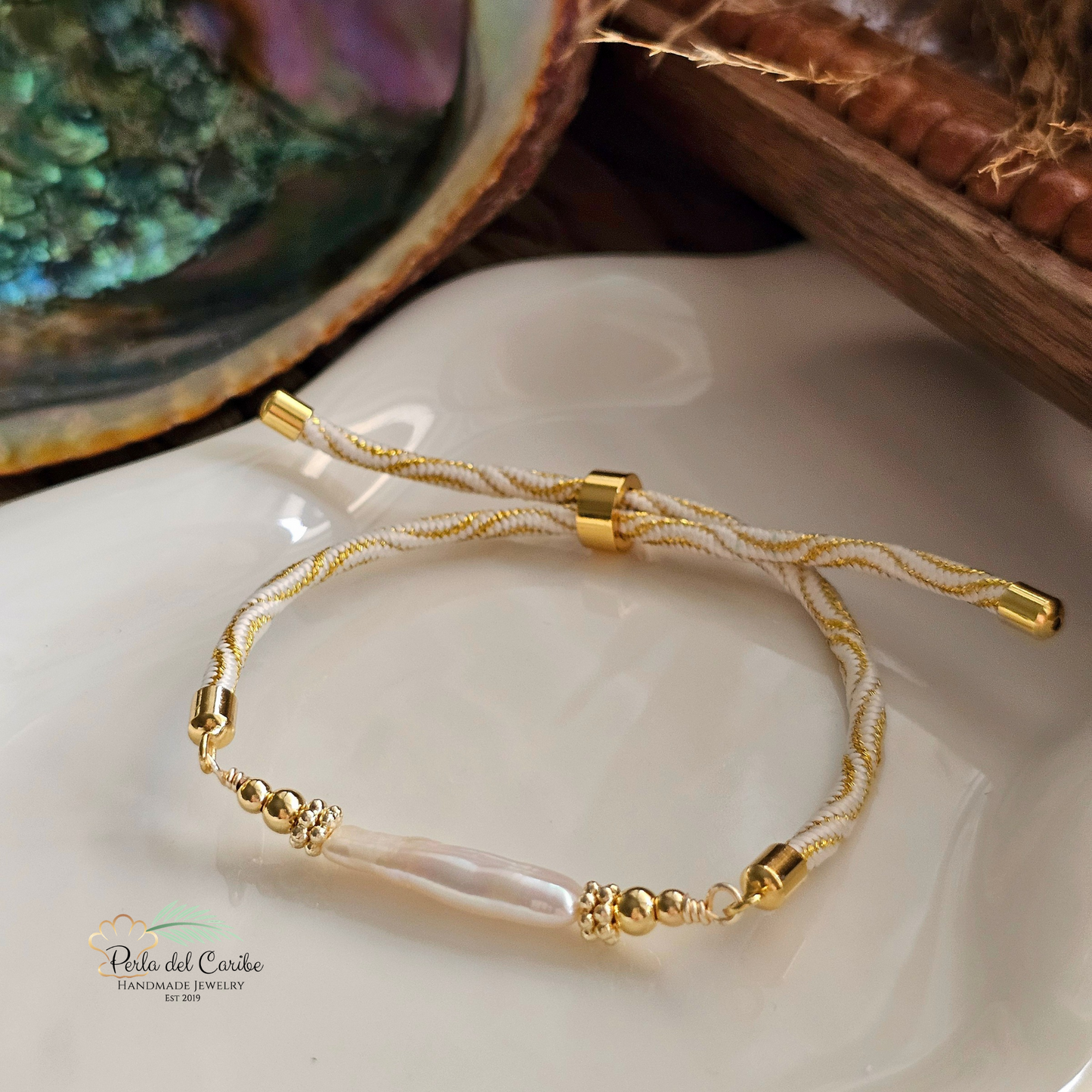 Pearl Adjustable Bracelet