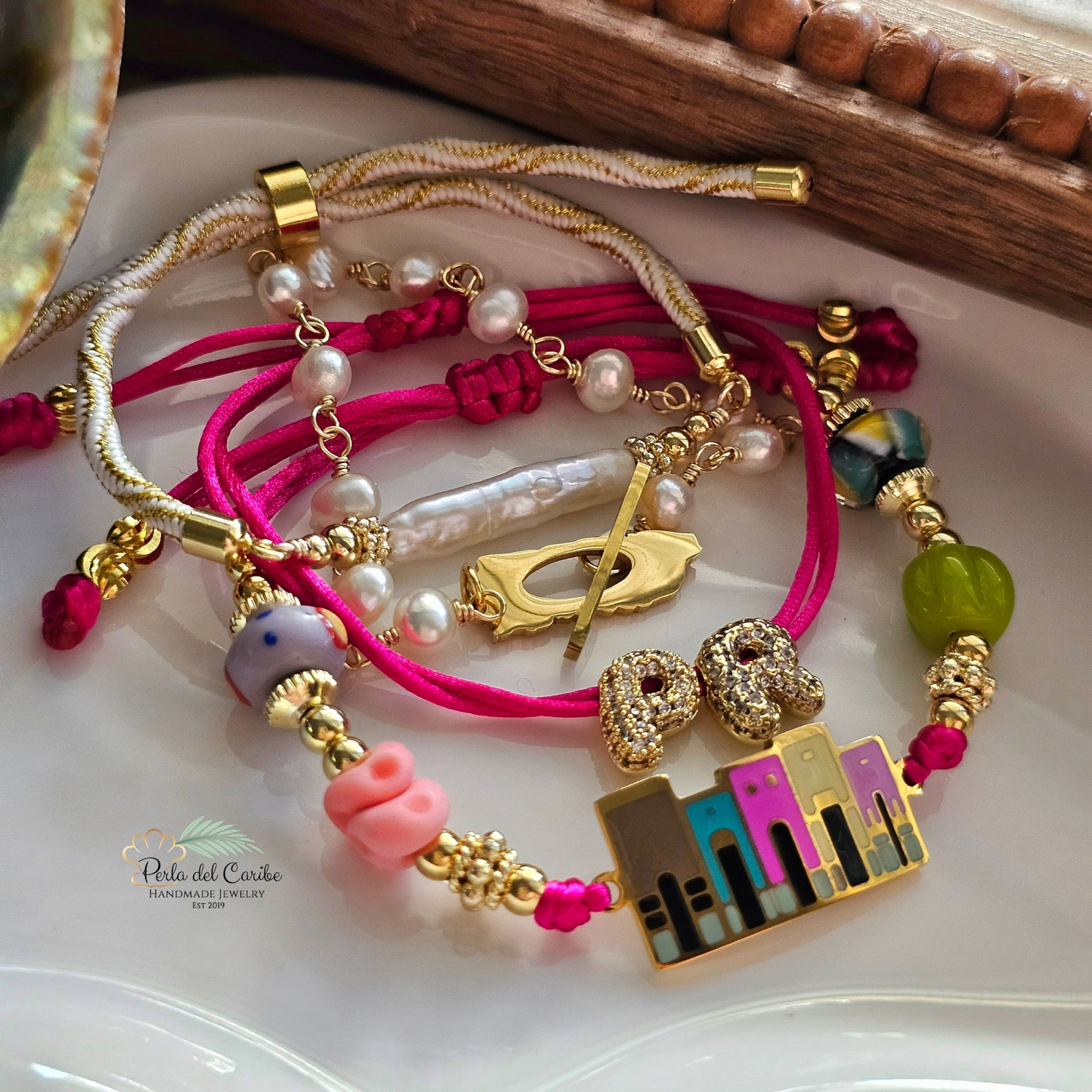 Puerto Rico Map Wired Bracelet