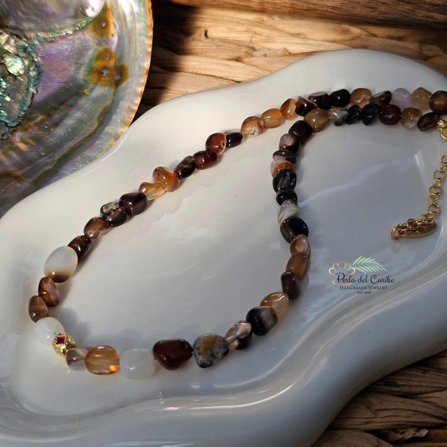 Brown Agate Necklace