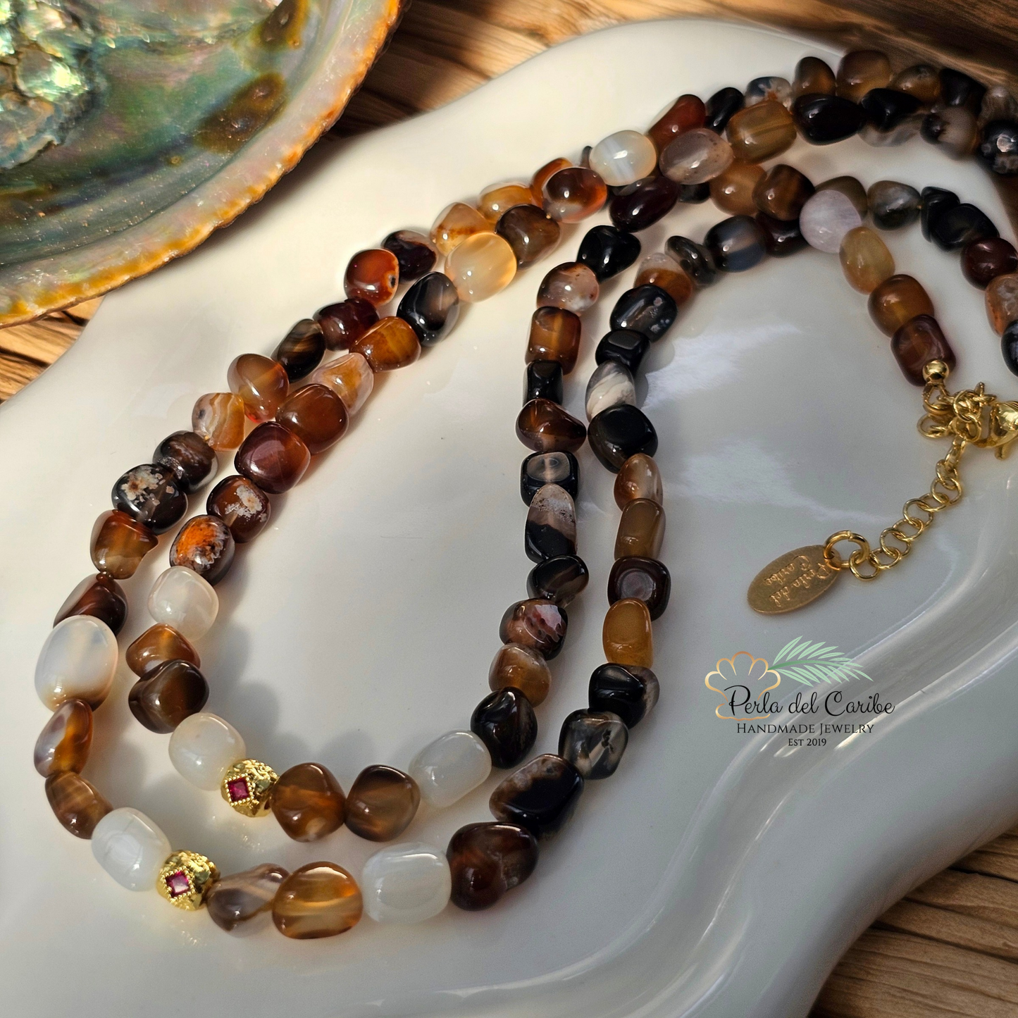 Brown Agate Necklace