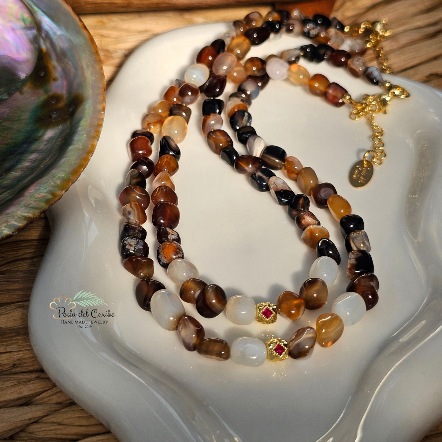 Brown Agate Necklace