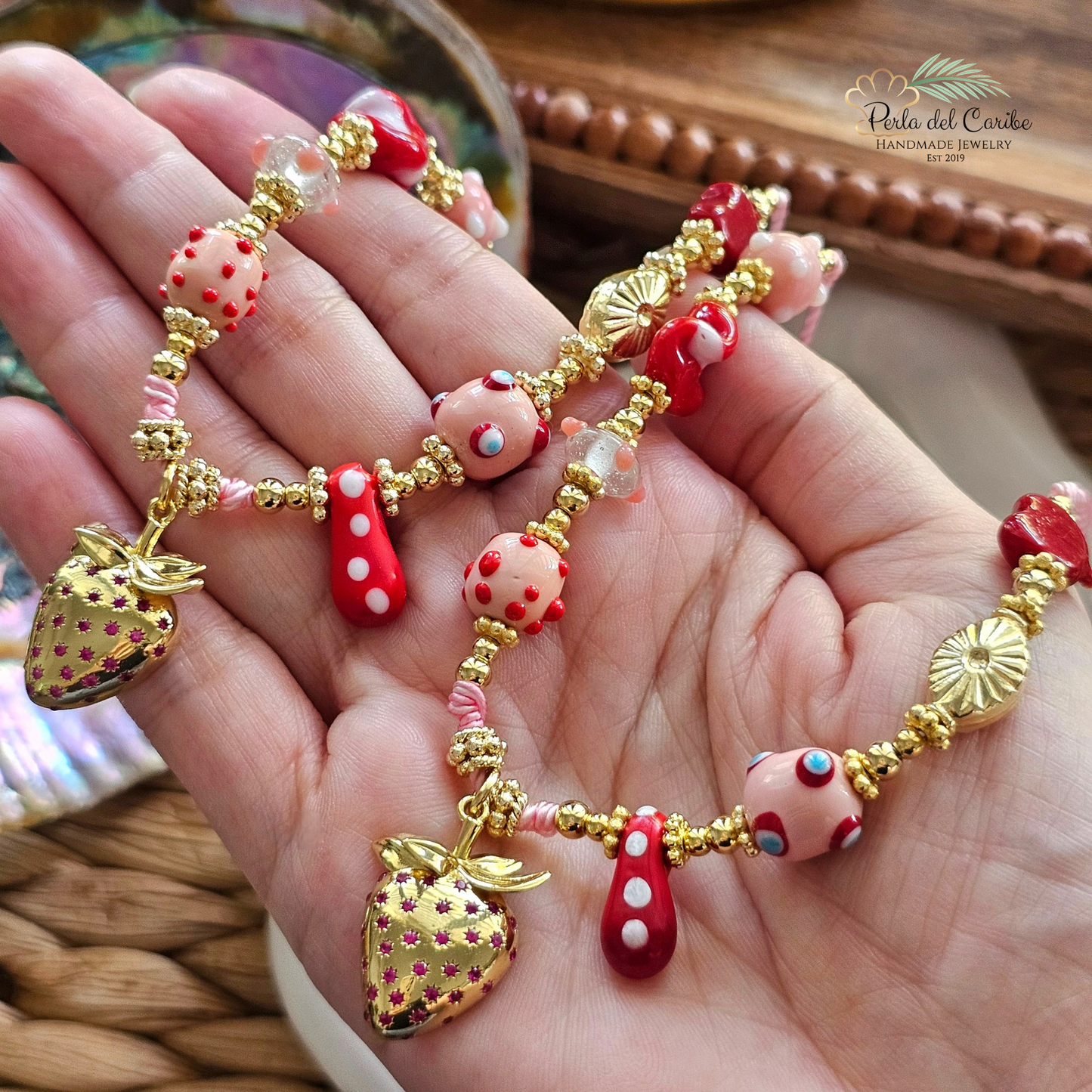 Berry Murano Cord Necklaces