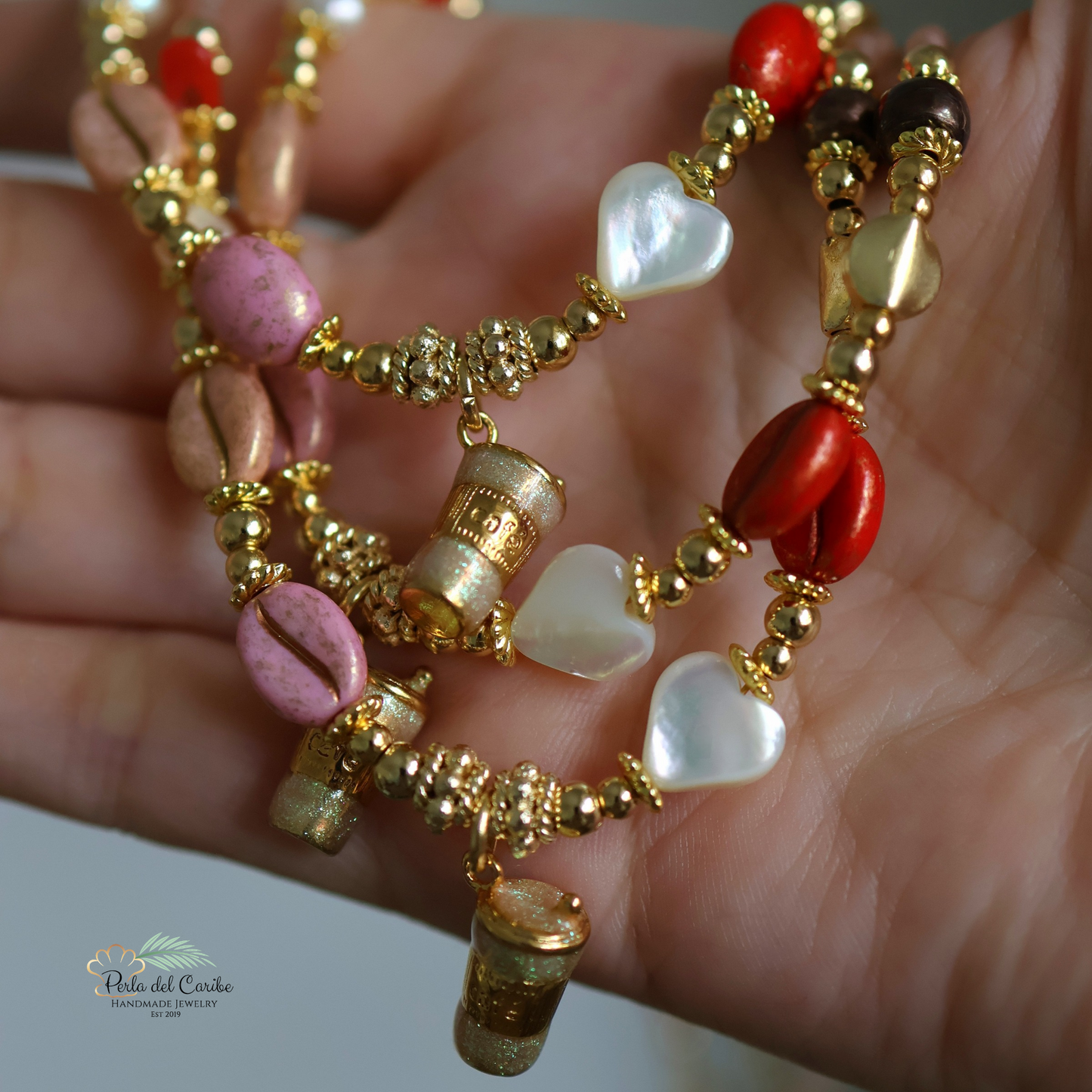 Glitter Latte Necklace