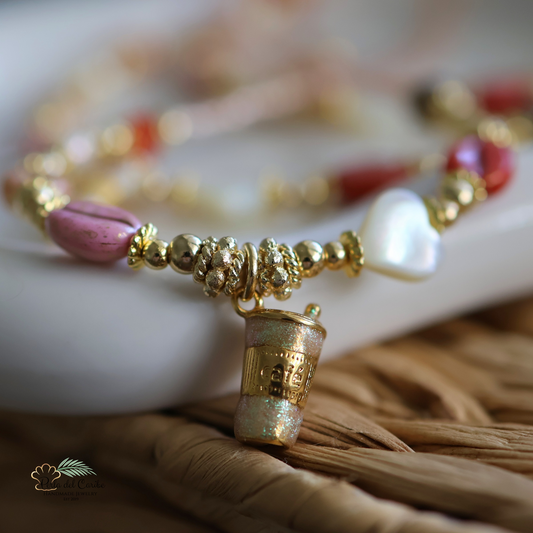 Glitter Latte Necklace