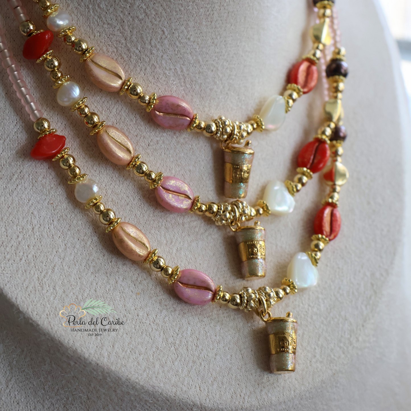 Glitter Latte Necklace