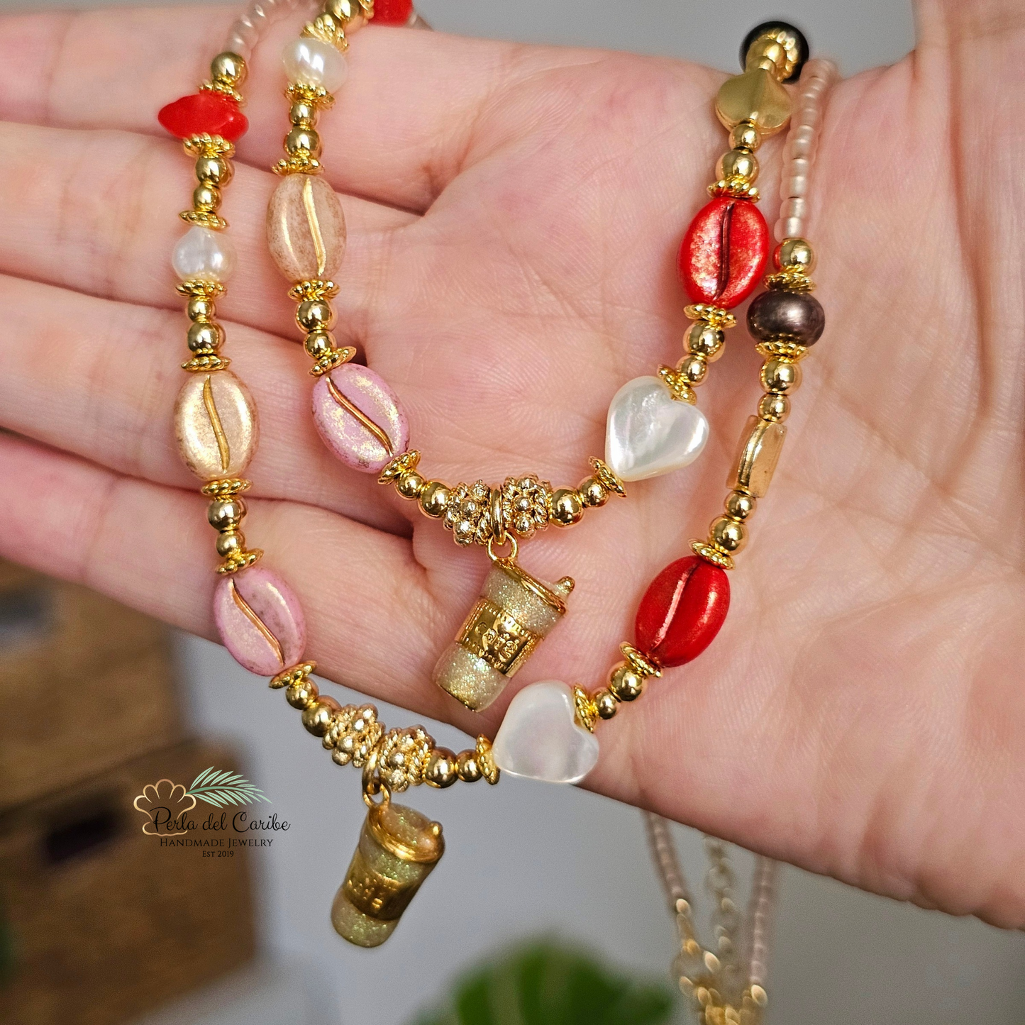 Glitter Latte Necklace