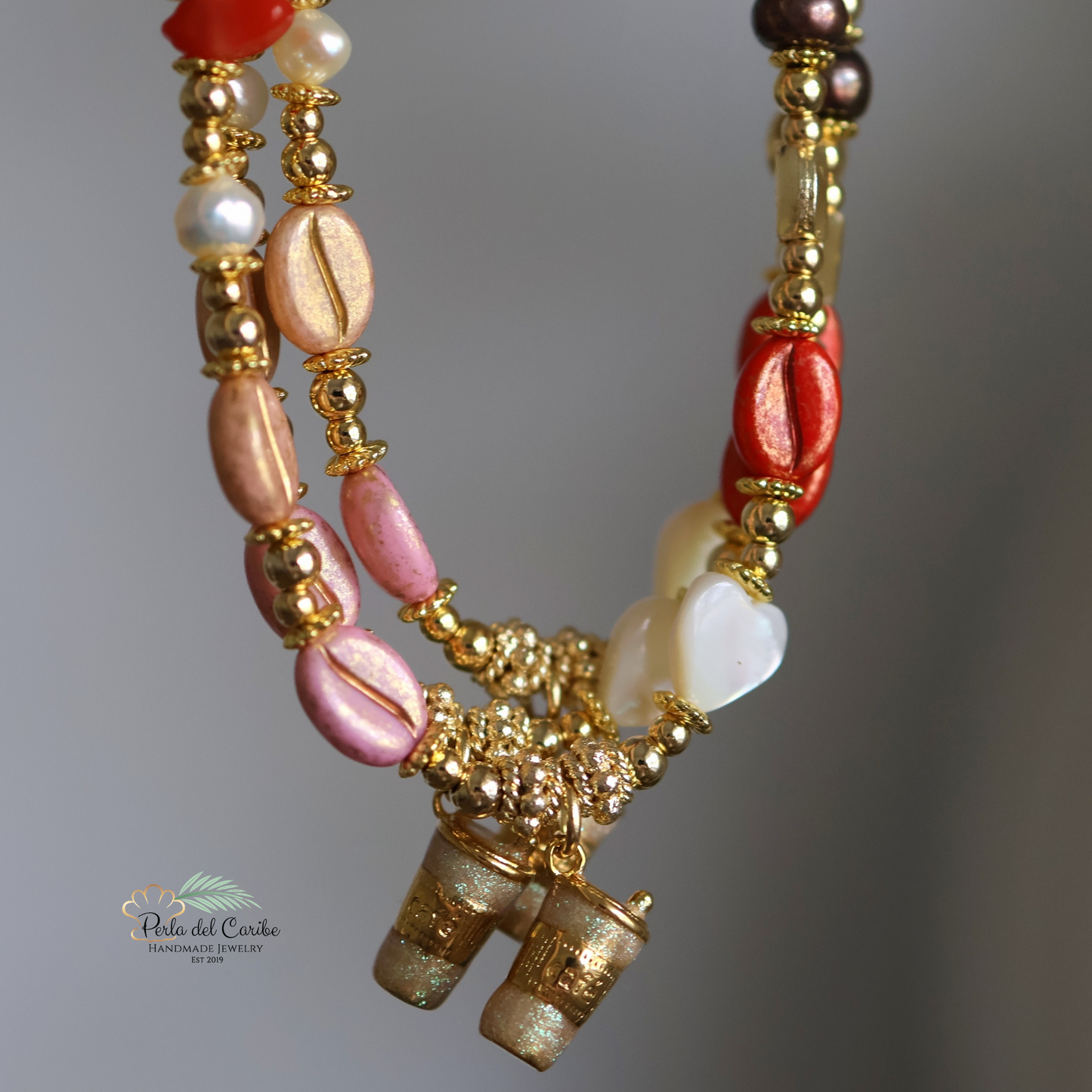 Glitter Latte Necklace