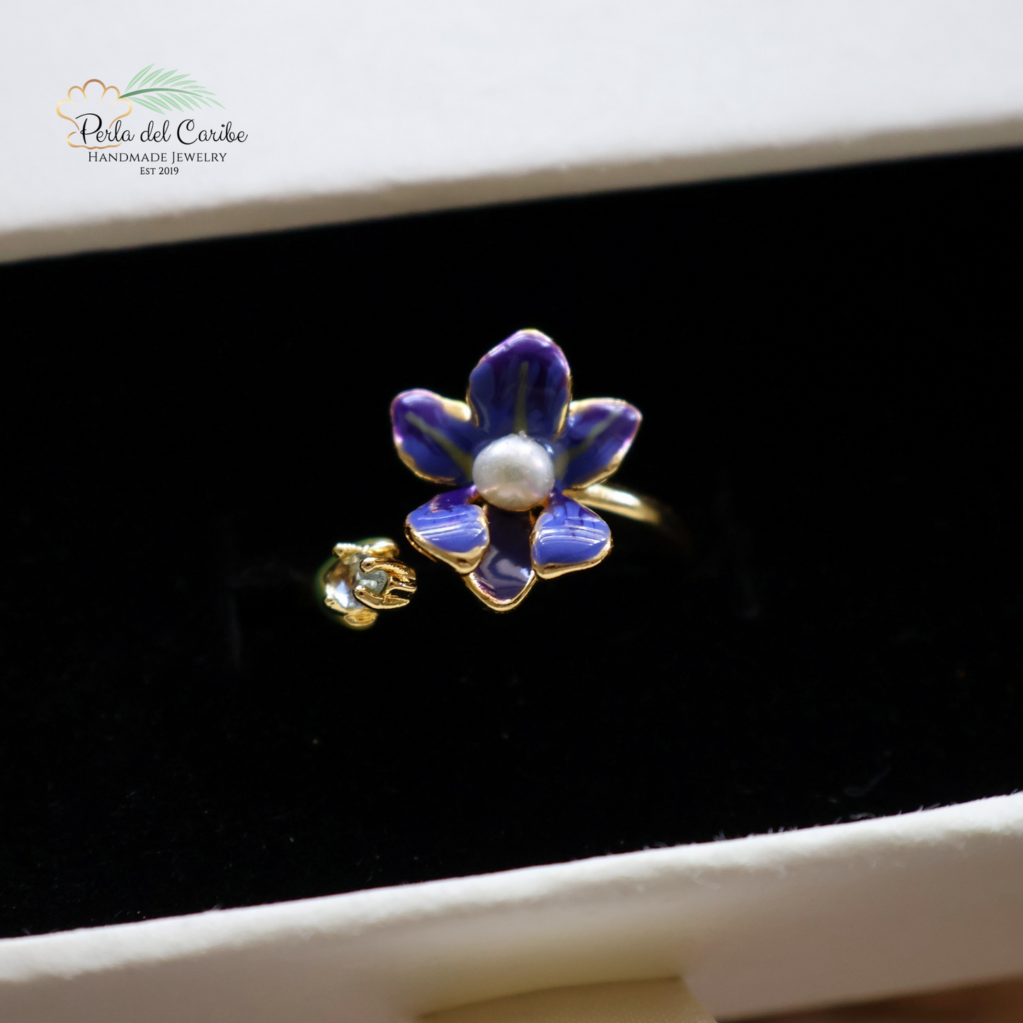 Orchid Pearl Ring