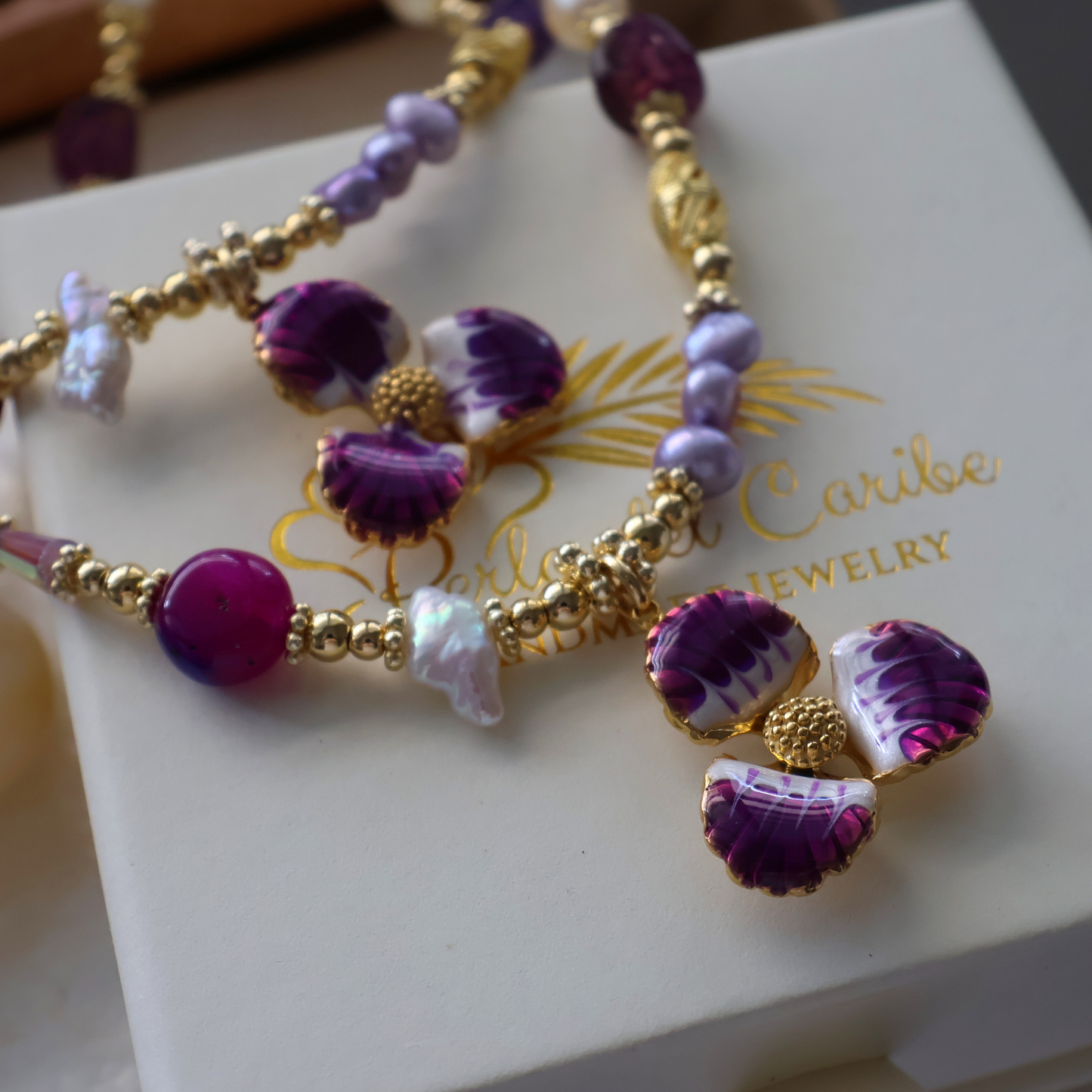 Velvet Orchid Necklace