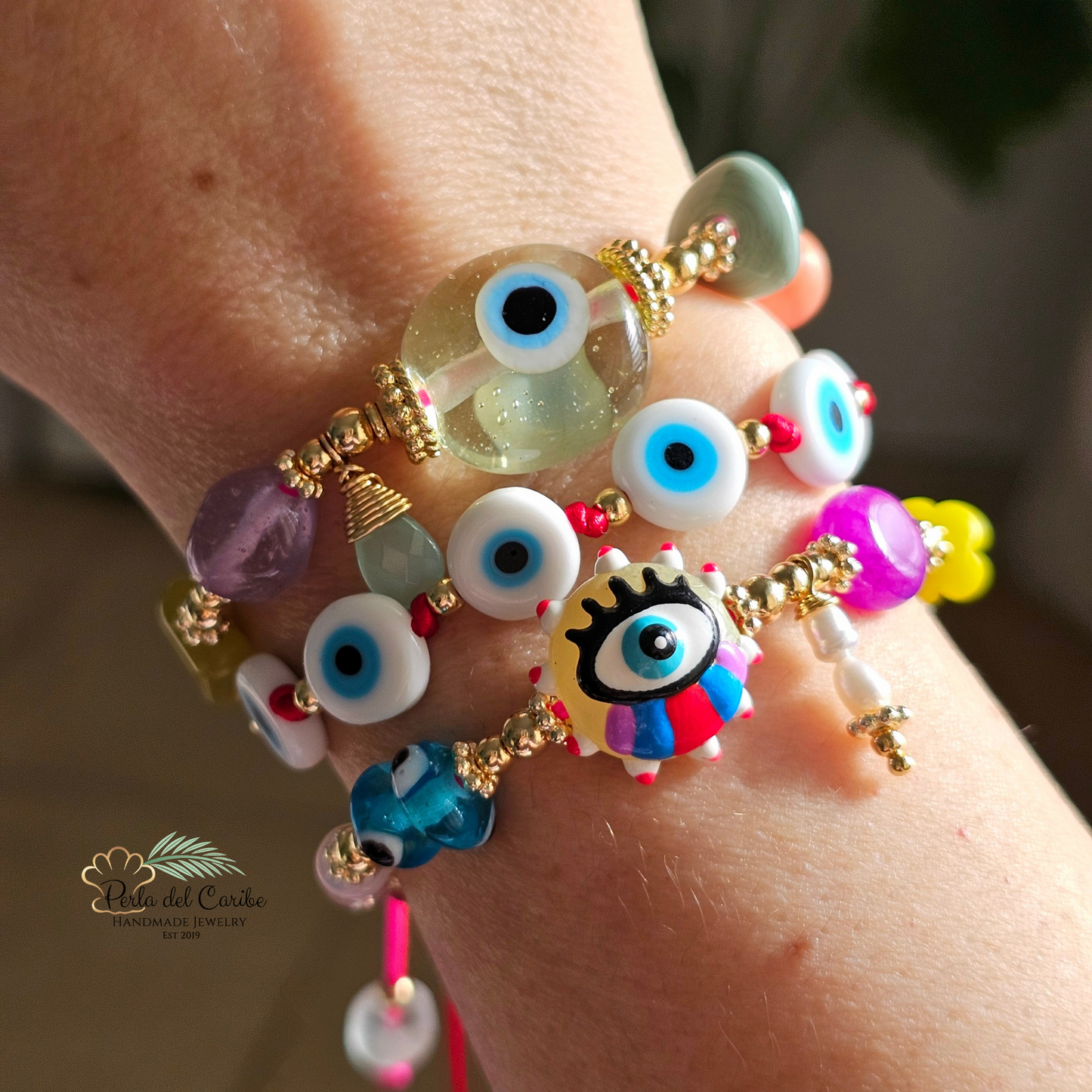 Rainbow Eye Bracelet