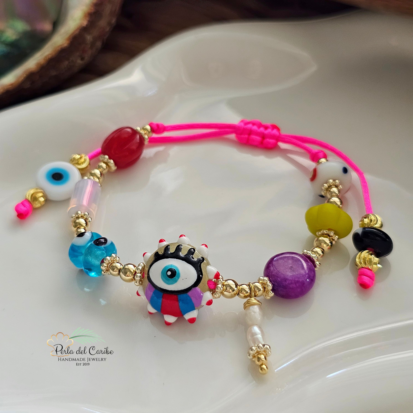 Rainbow Eye Bracelet