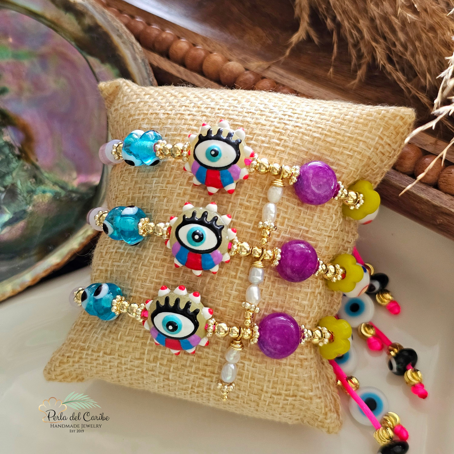 Rainbow Eye Bracelet