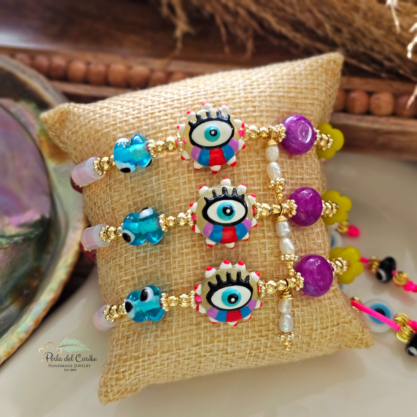 Rainbow Eye Bracelet