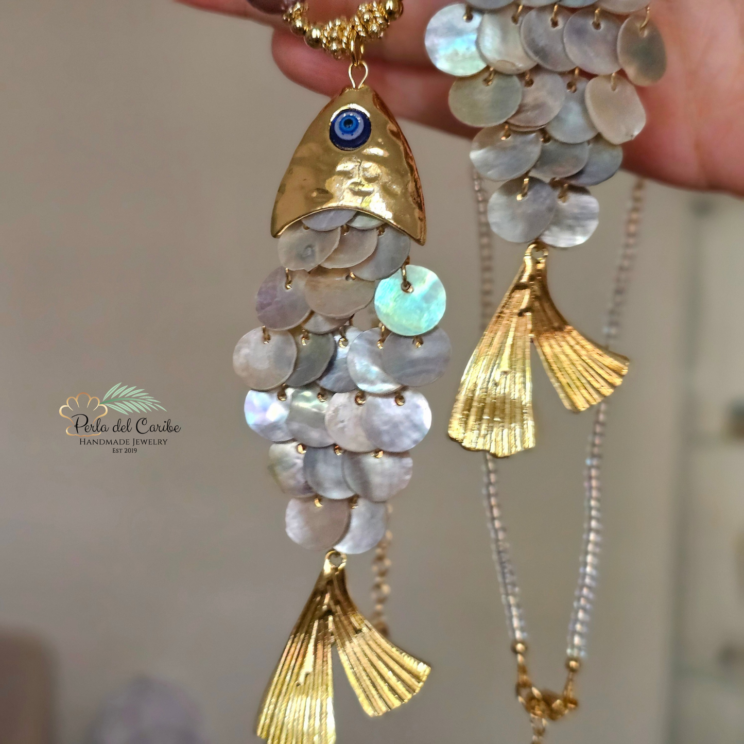 Dorado Fish Statement Necklace