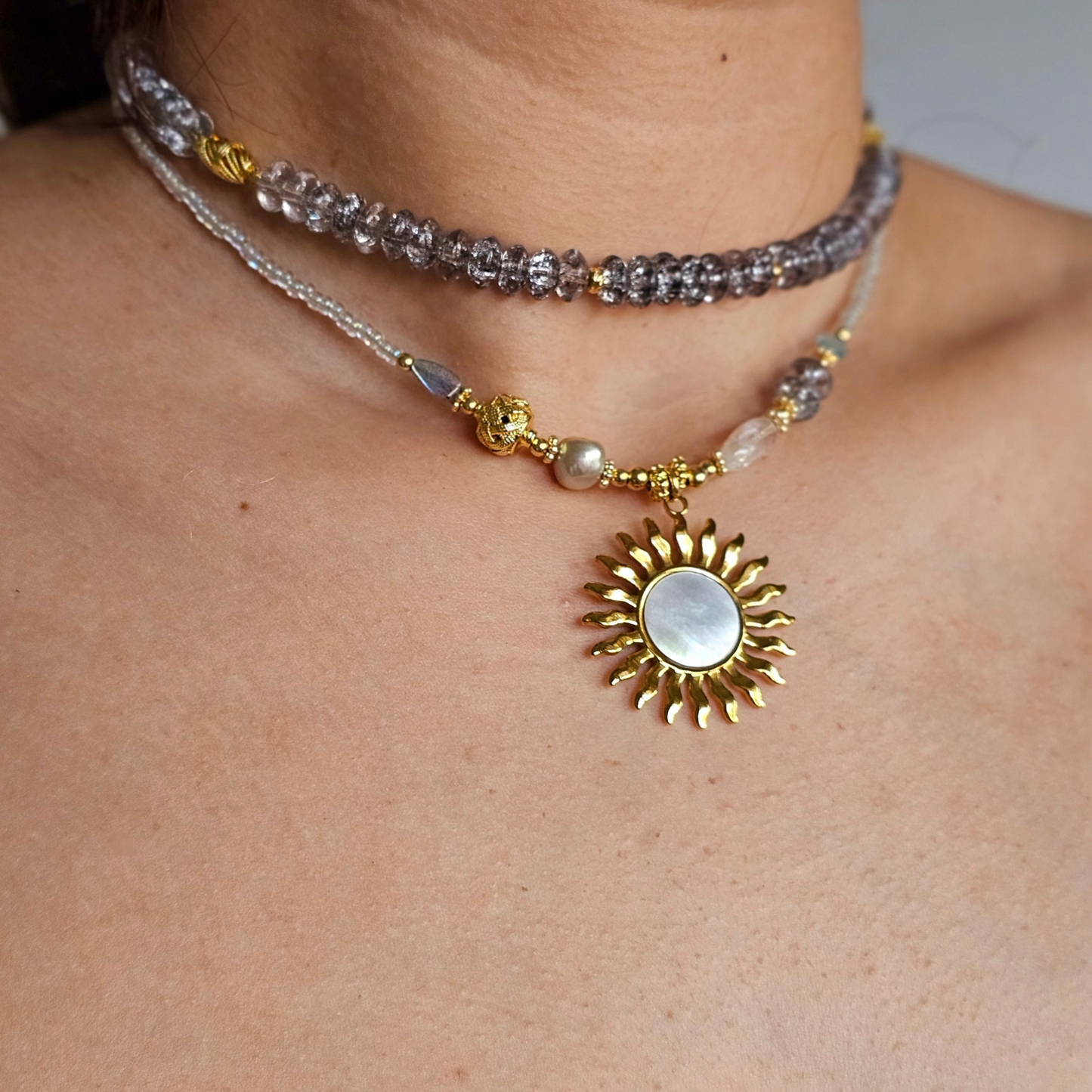 Black Eagle Reversible Necklace