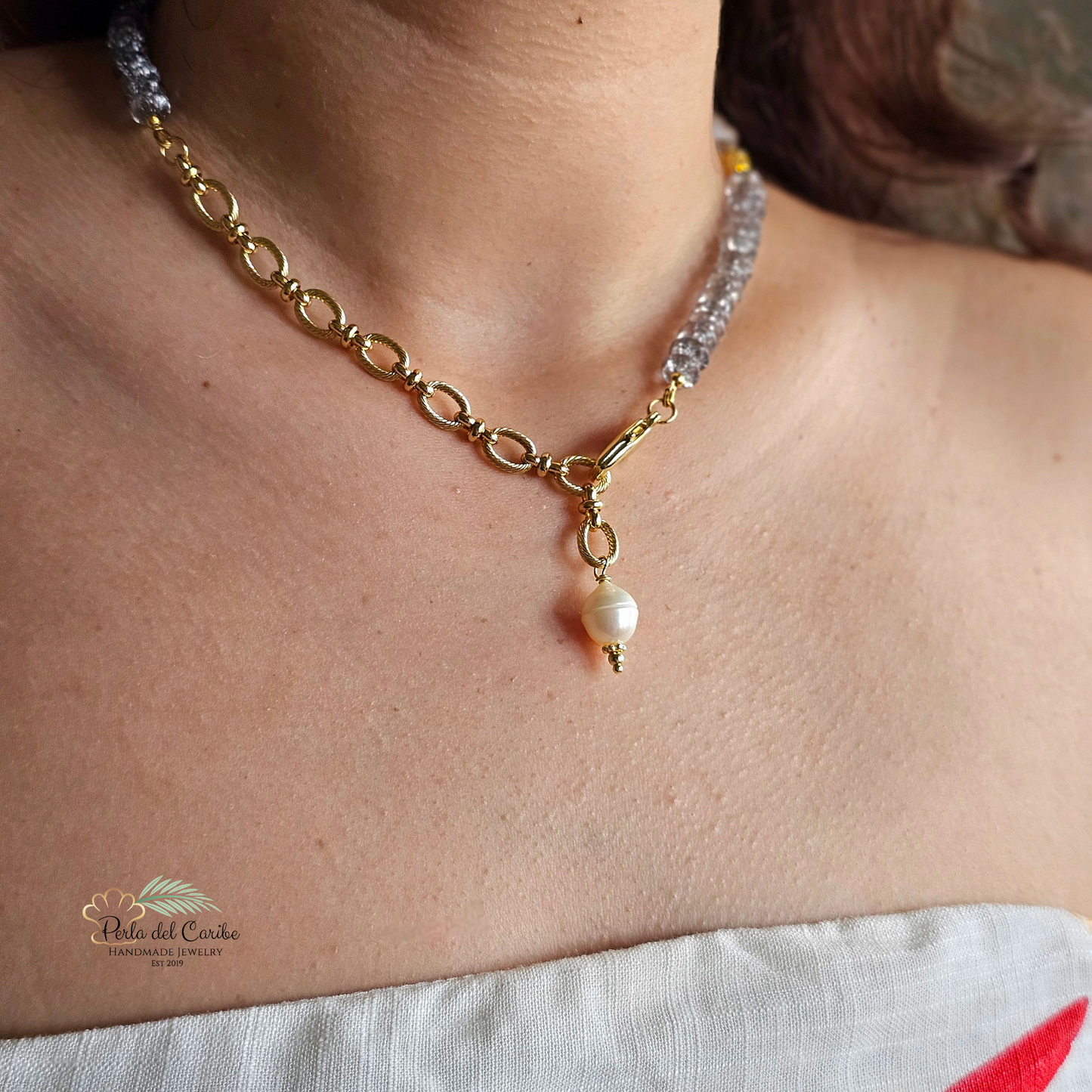 Black Eagle Reversible Necklace