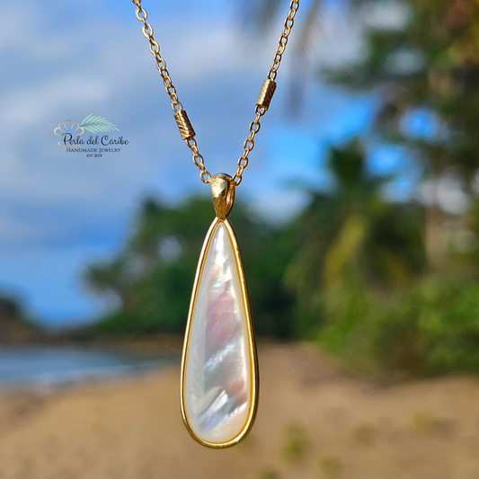 Madre Perla Drop Chain