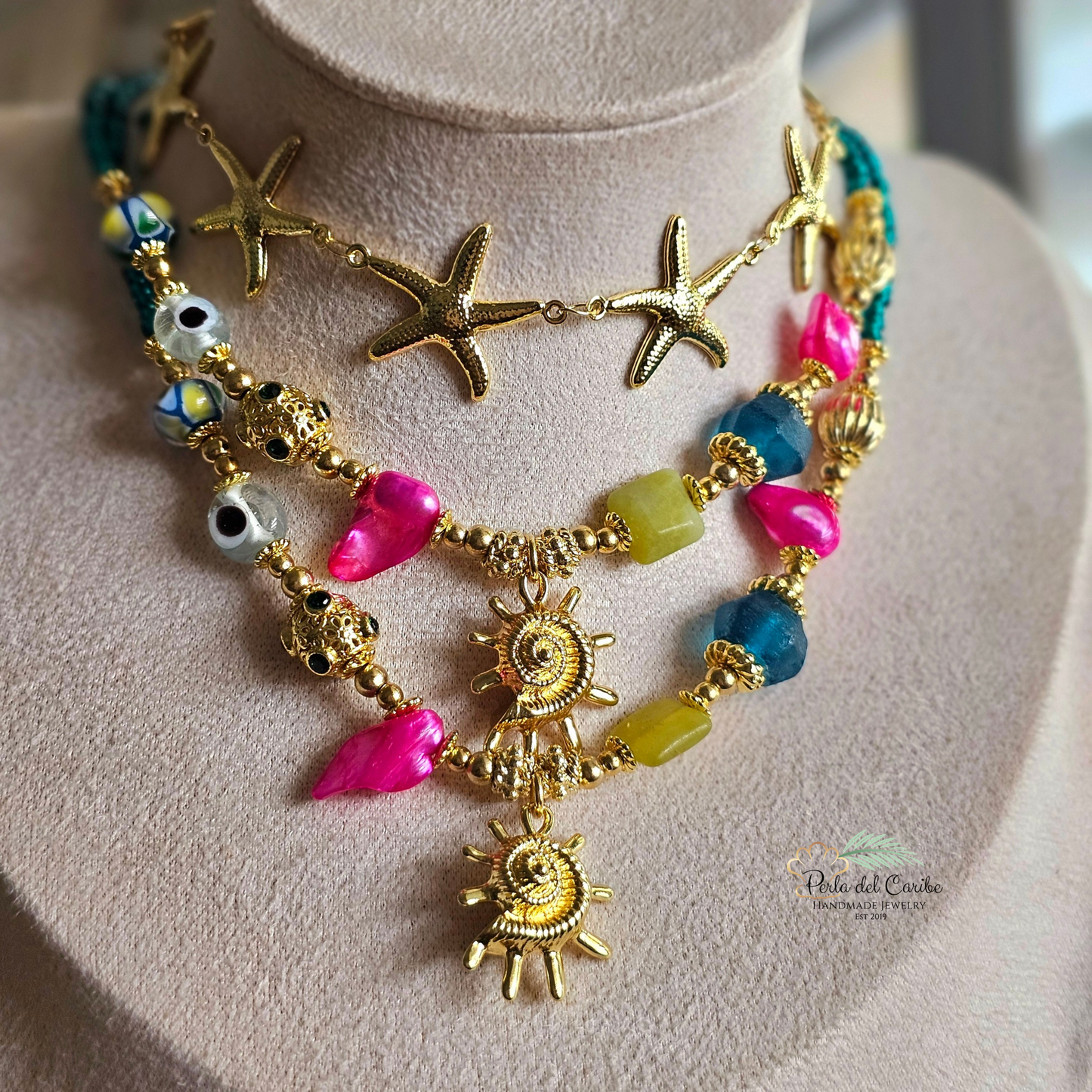 Sun Ammonite Necklace