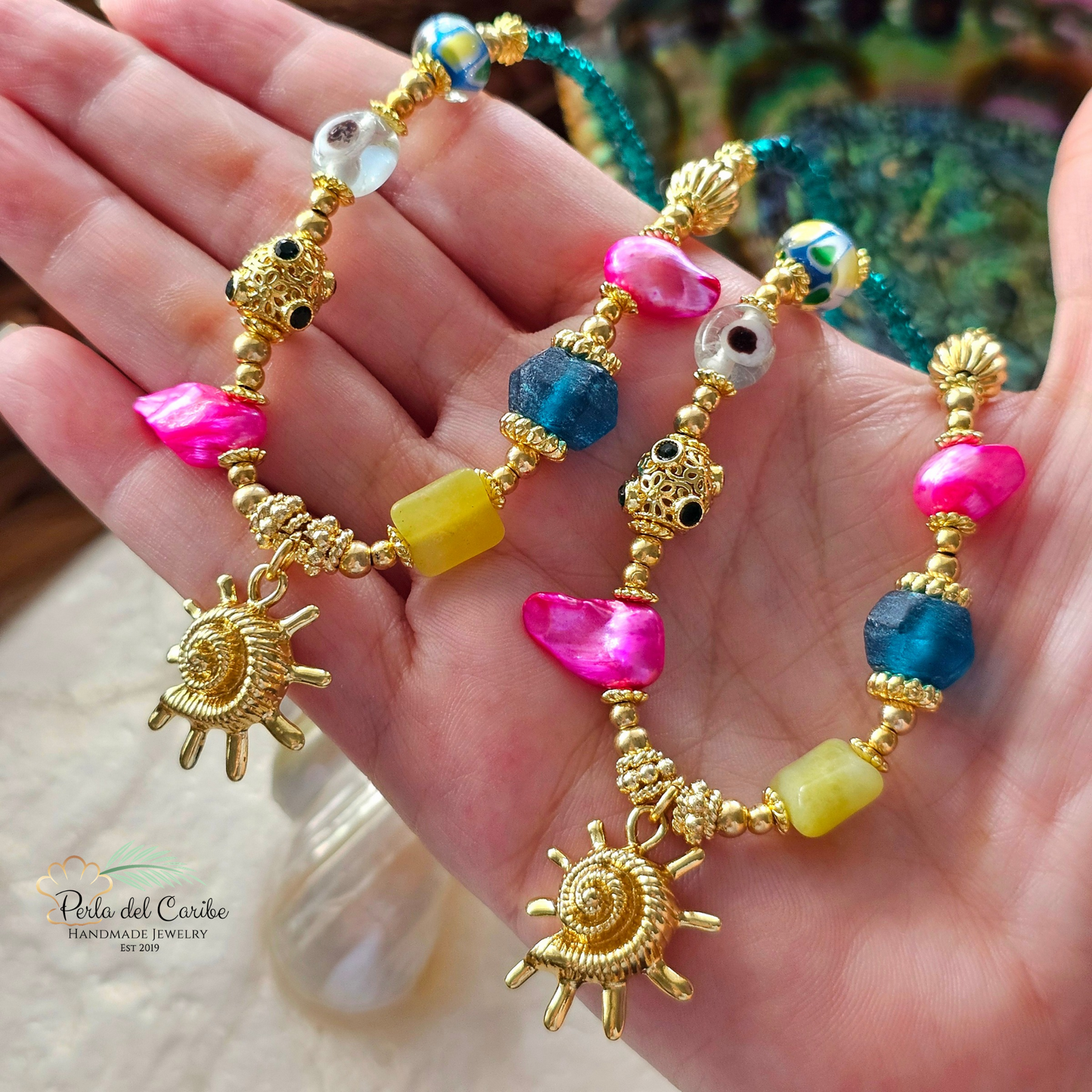 Sun Ammonite Necklace