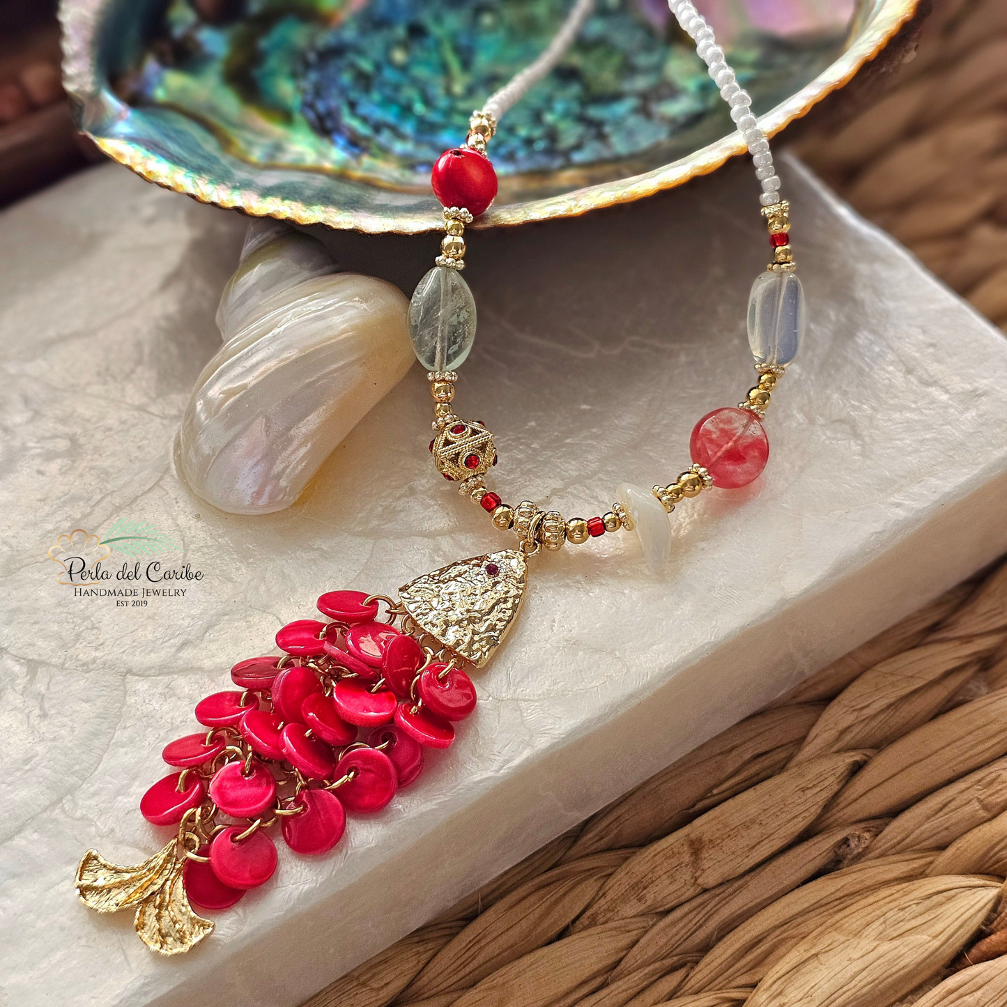 Ruby Fish Necklace