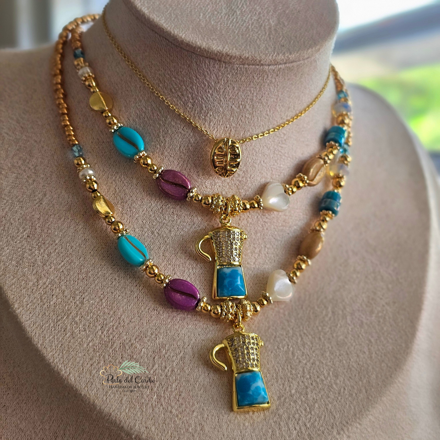 Morning Coffee Necklace