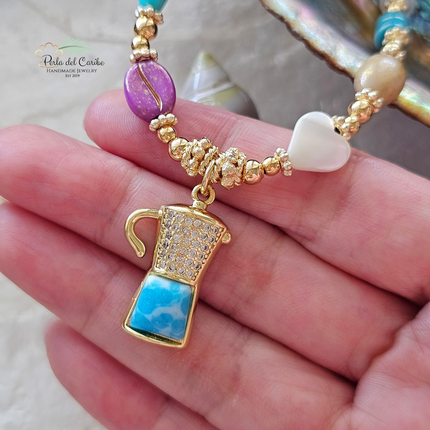 Morning Coffee Necklace