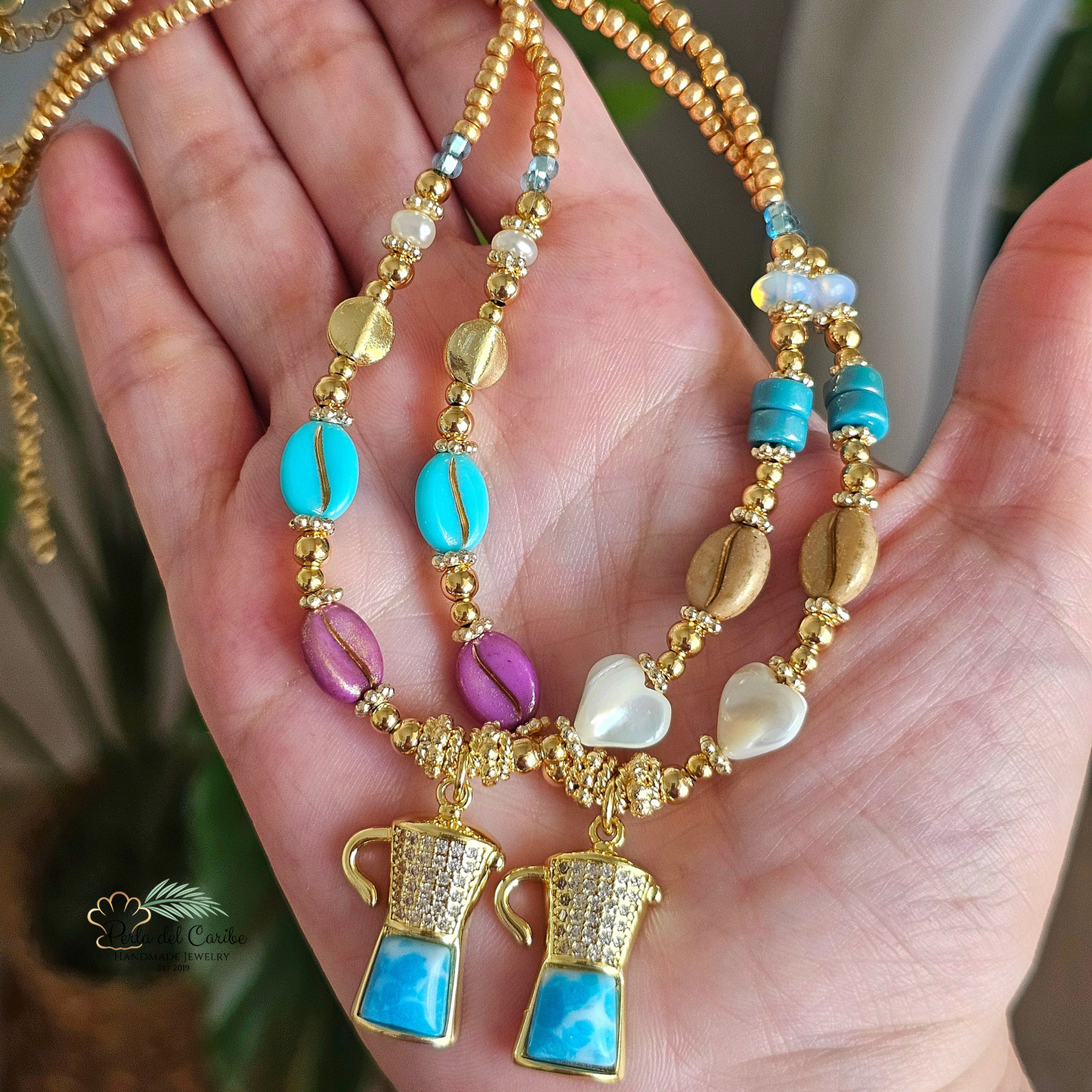 Morning Coffee Necklace