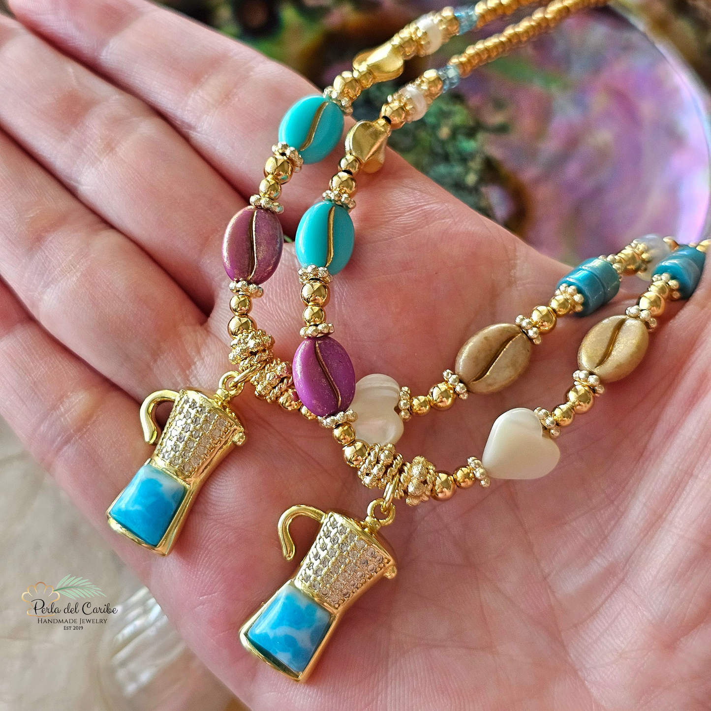 Morning Coffee Necklace