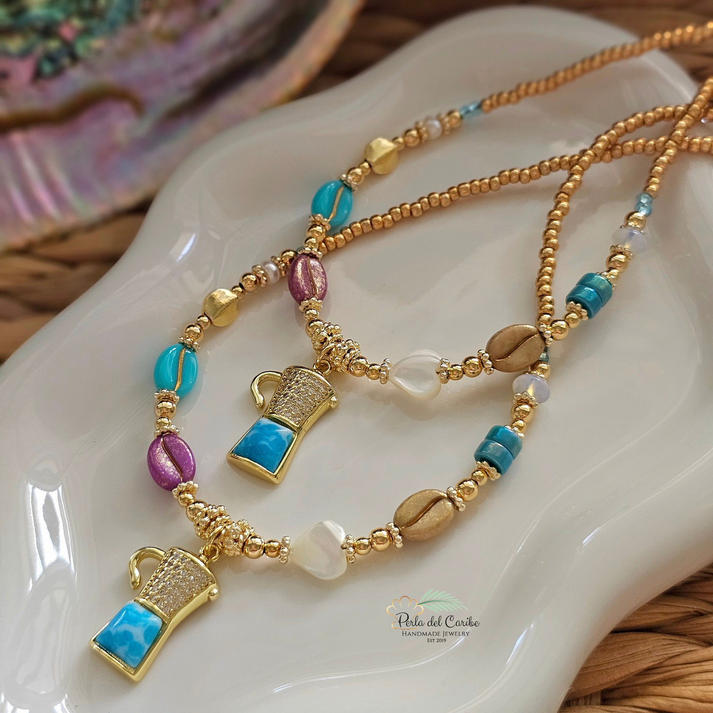 Morning Coffee Necklace