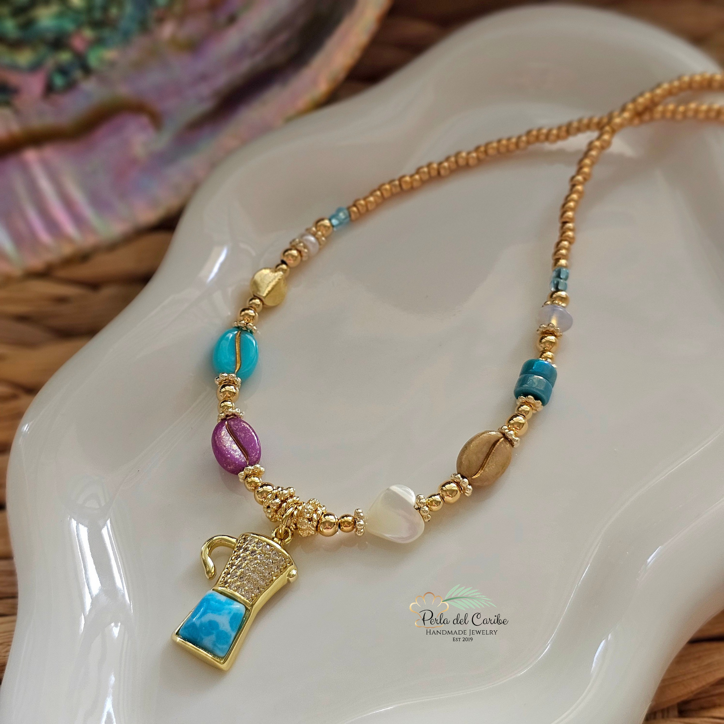Morning Coffee Necklace