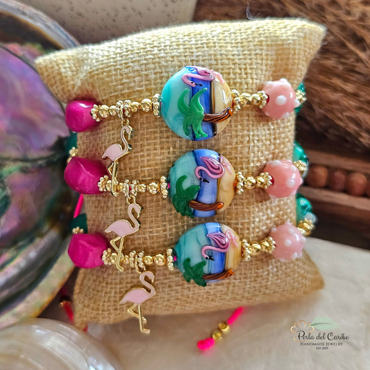Flamingo Paradise Bracelet