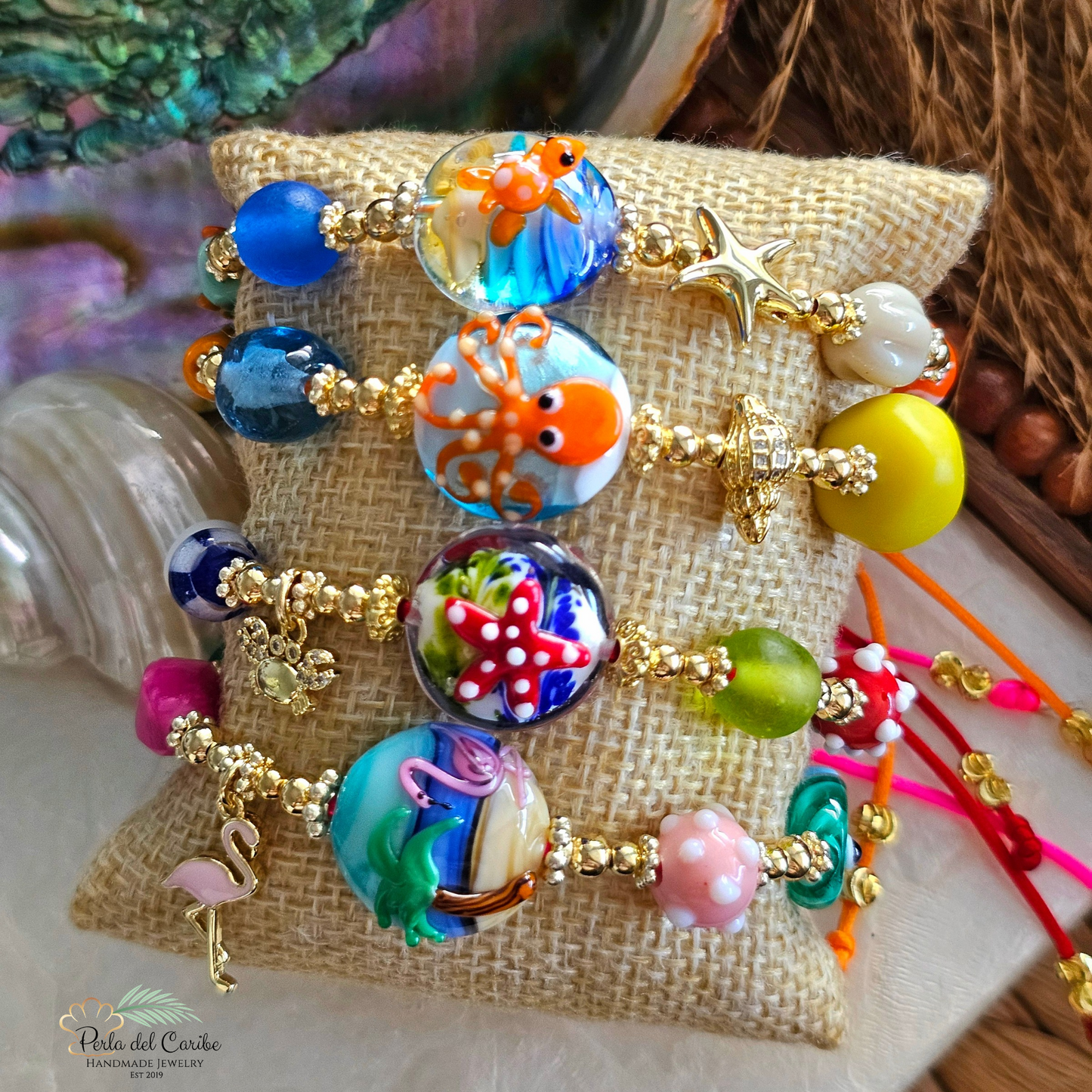 Crabby & Starfish Bracelet