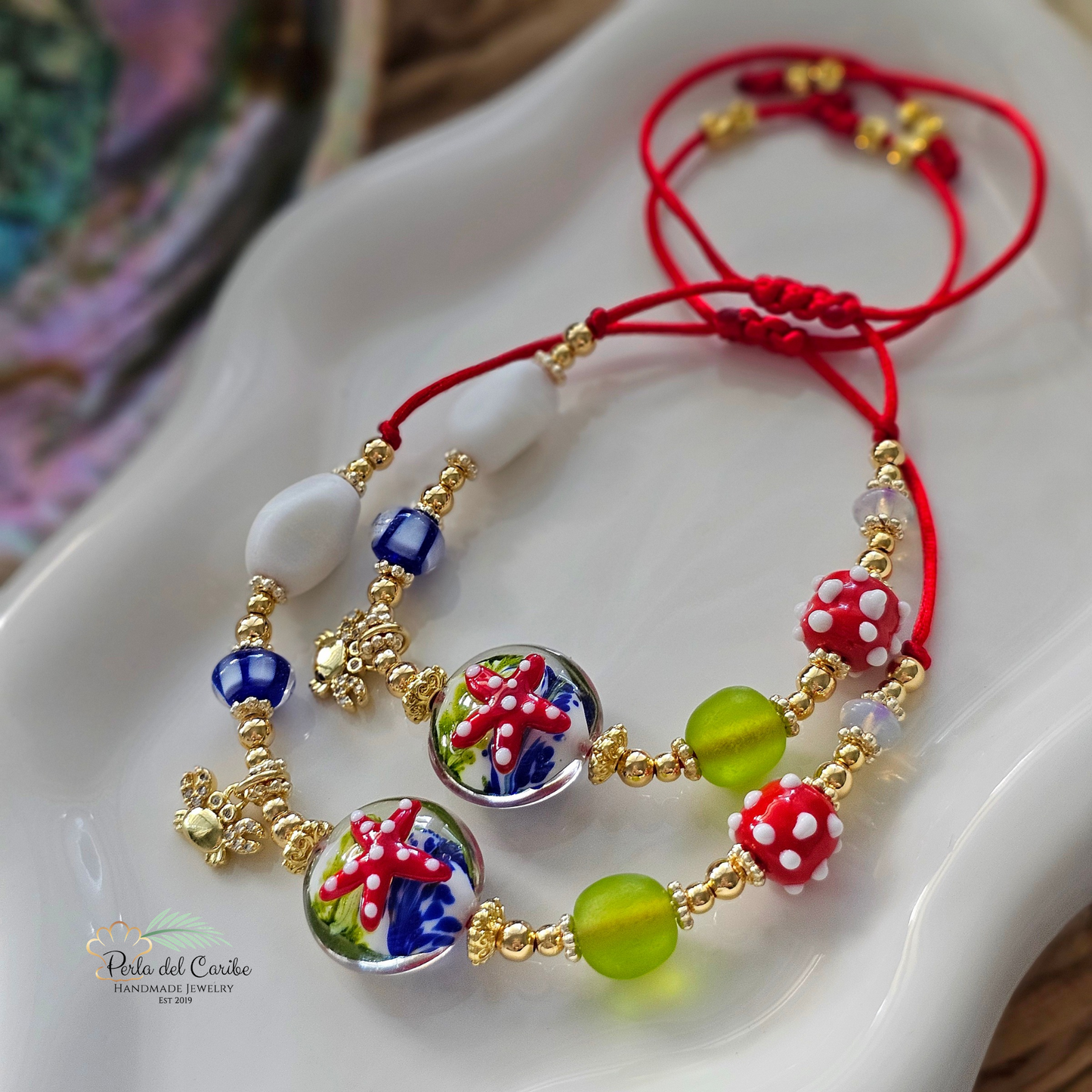 Crabby & Starfish Bracelet