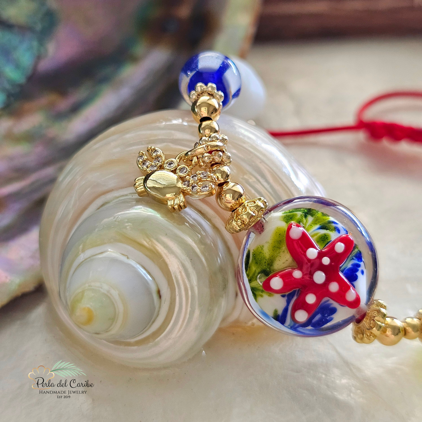 Crabby & Starfish Bracelet