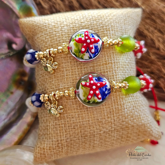 Crabby & Starfish Bracelet