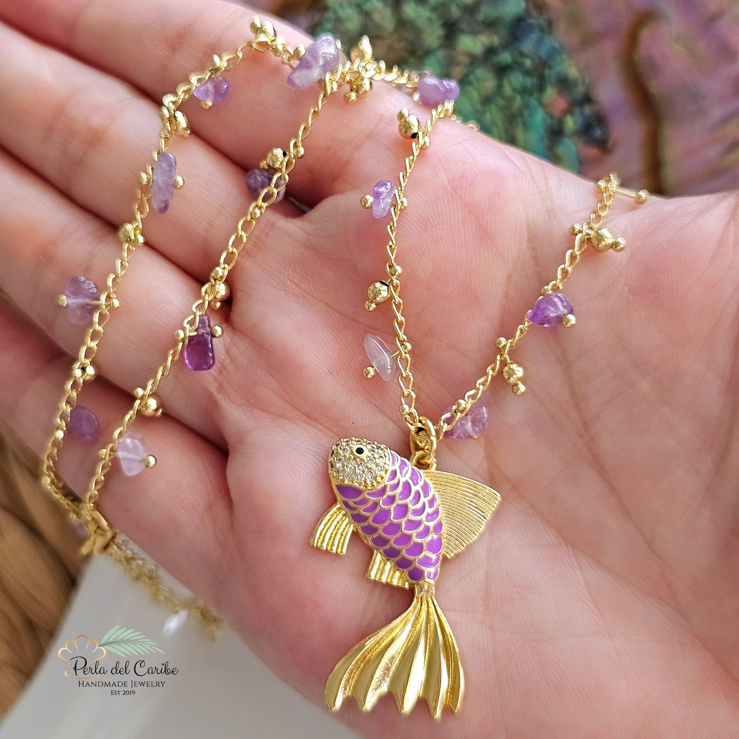 Amethyst Betta Chain