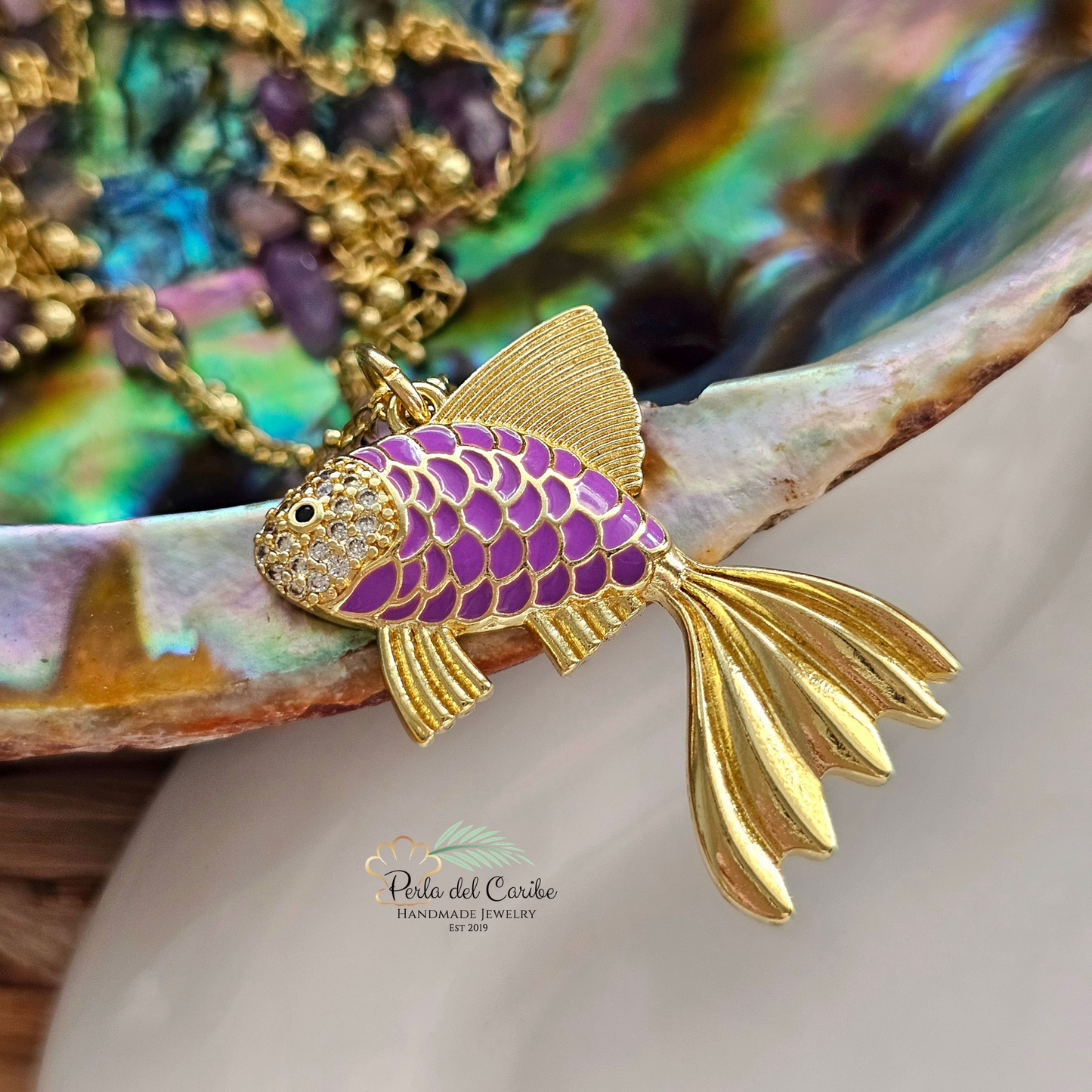 Amethyst Betta Chain
