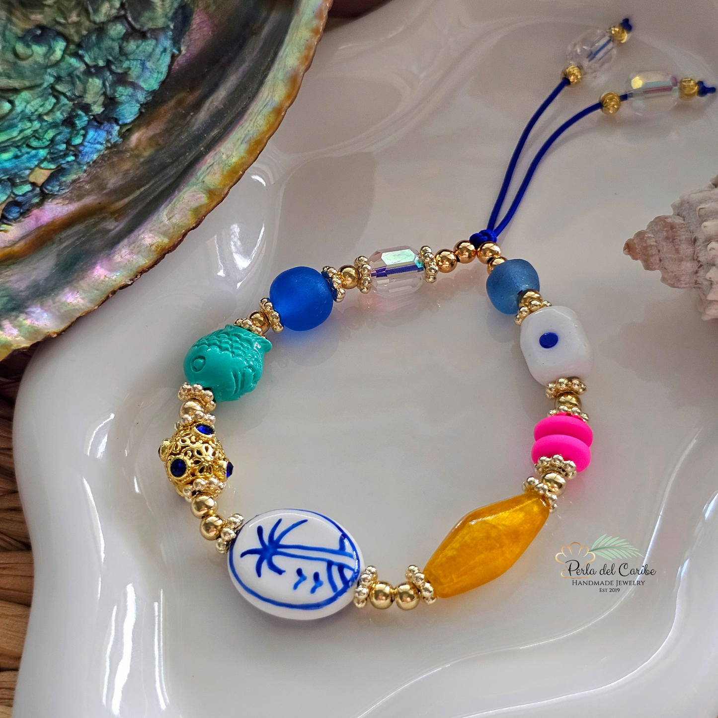 Palm Tree Elastic Bracelet
