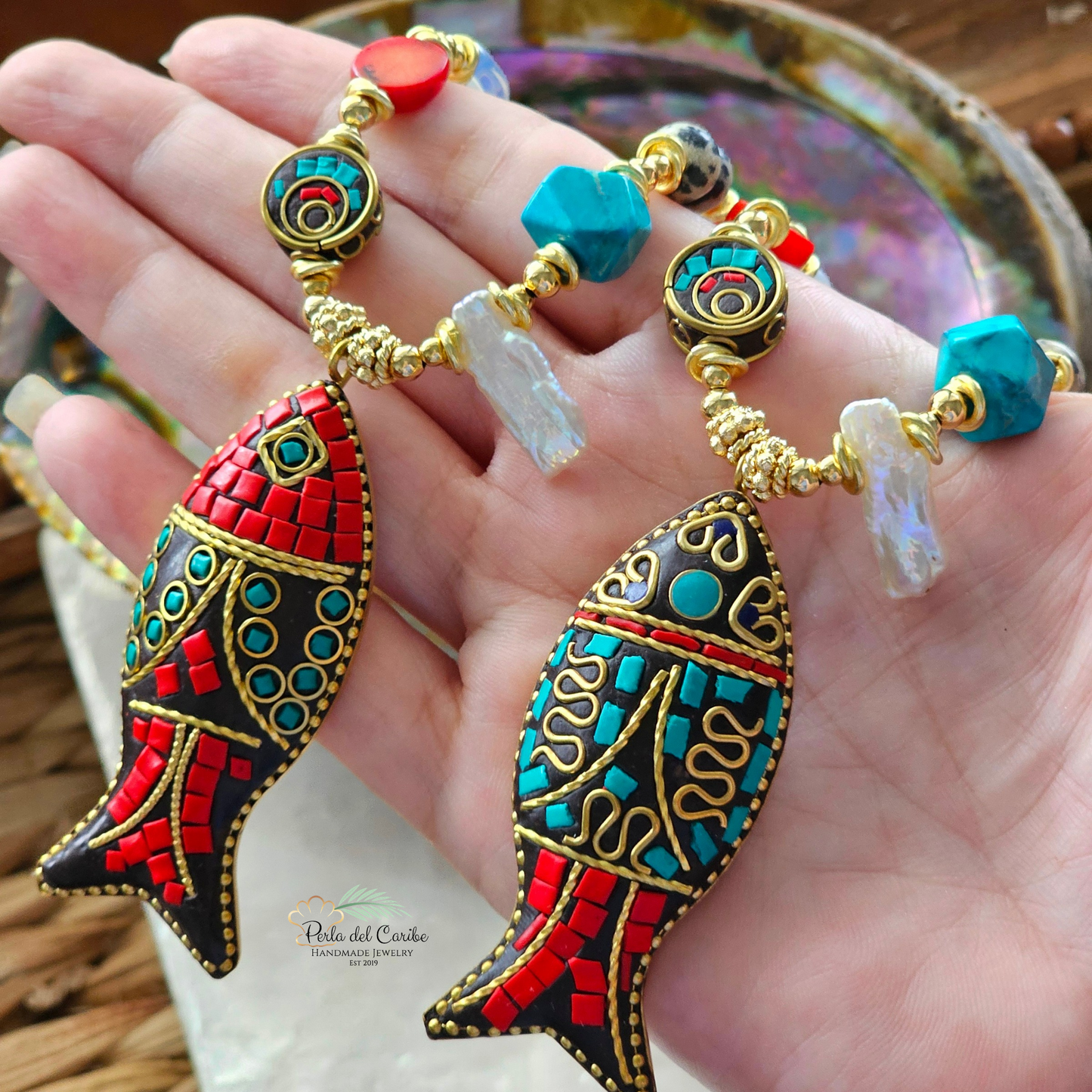 Indonesian Fish Necklace