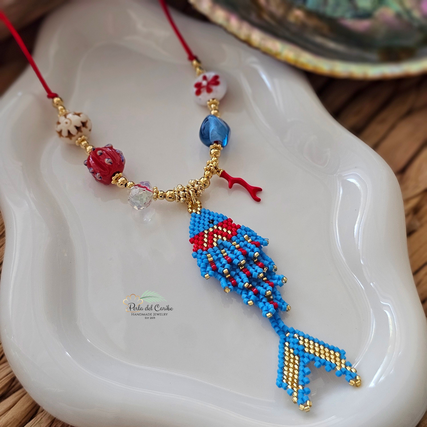 Coralis Cord Necklace