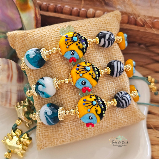Wave Fish Bracelet