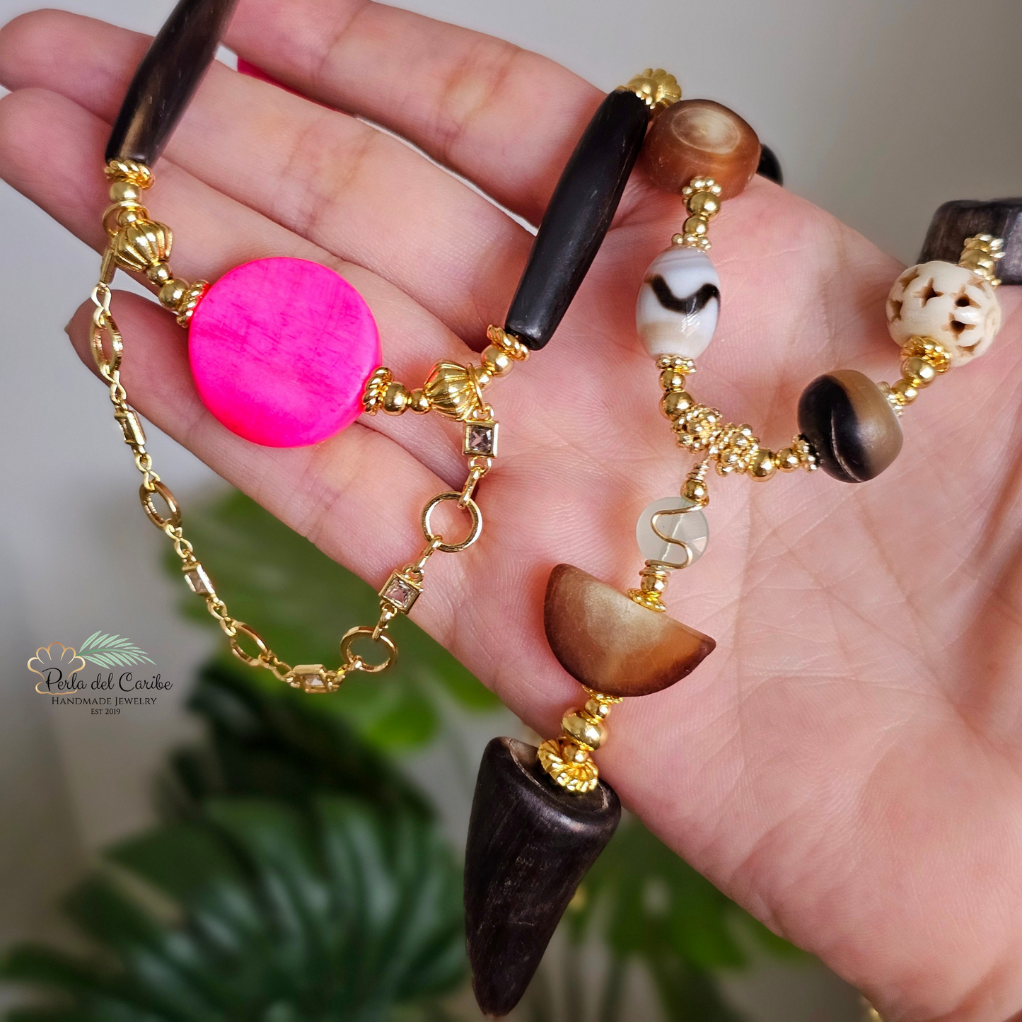 Buffalo Horn Chain Choker