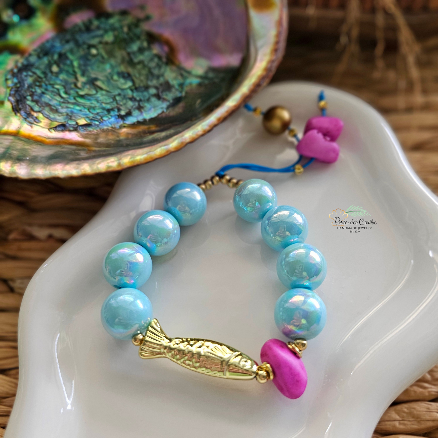 Bubble Gum Elastic Bracelet