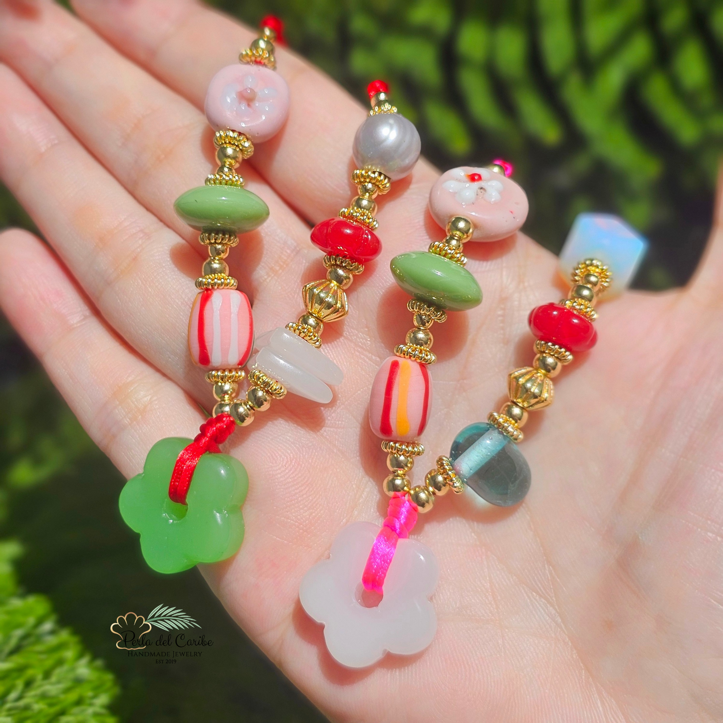 Flower Cord Necklace