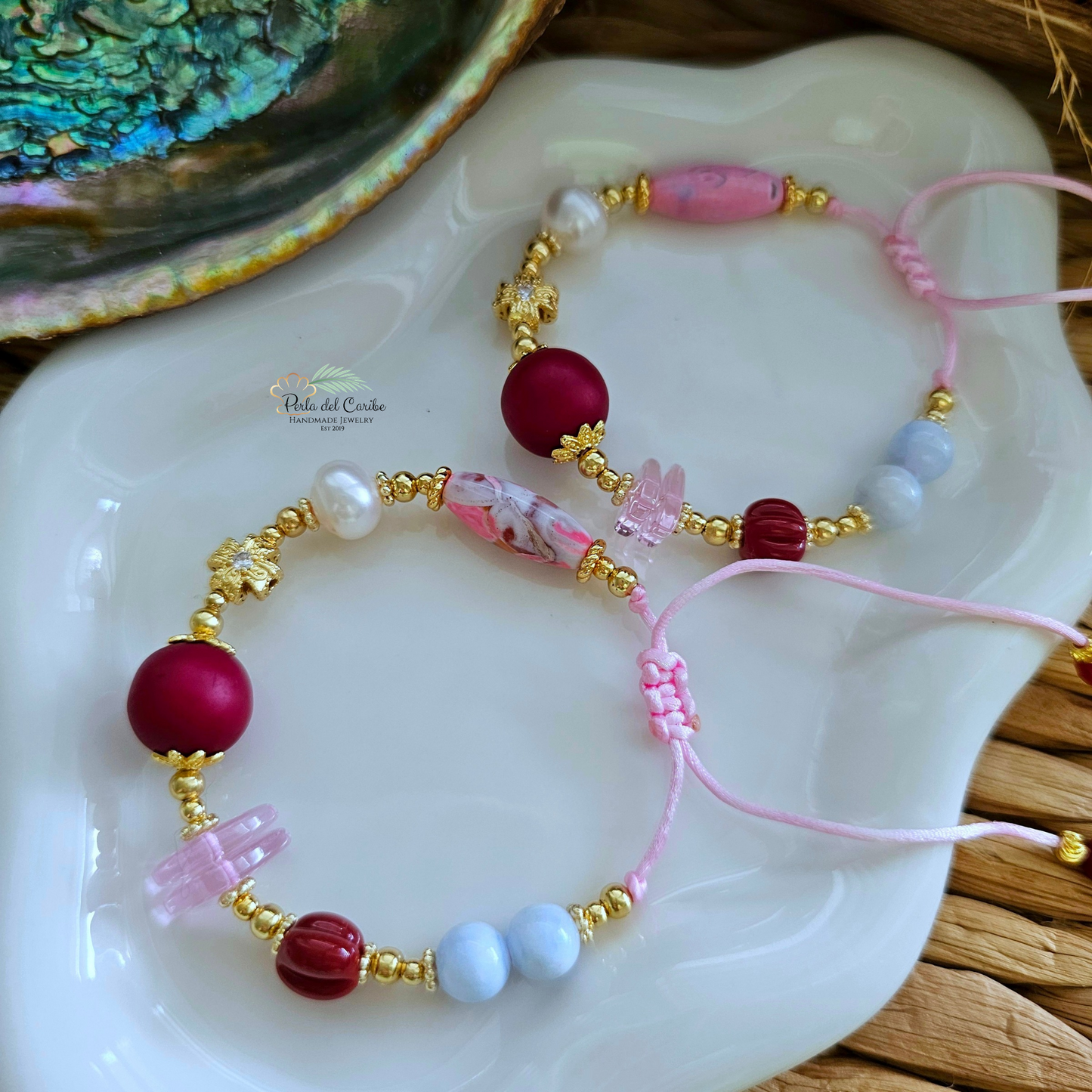 Burgandy Glam Bracelet