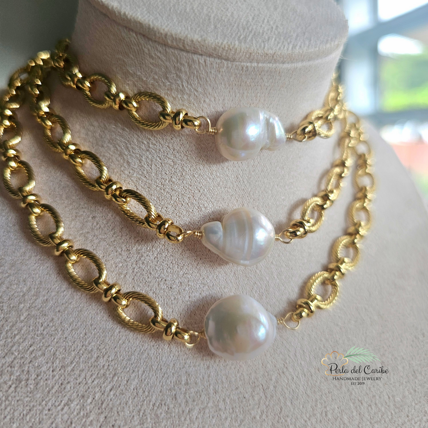 Baroque Pearl Choker