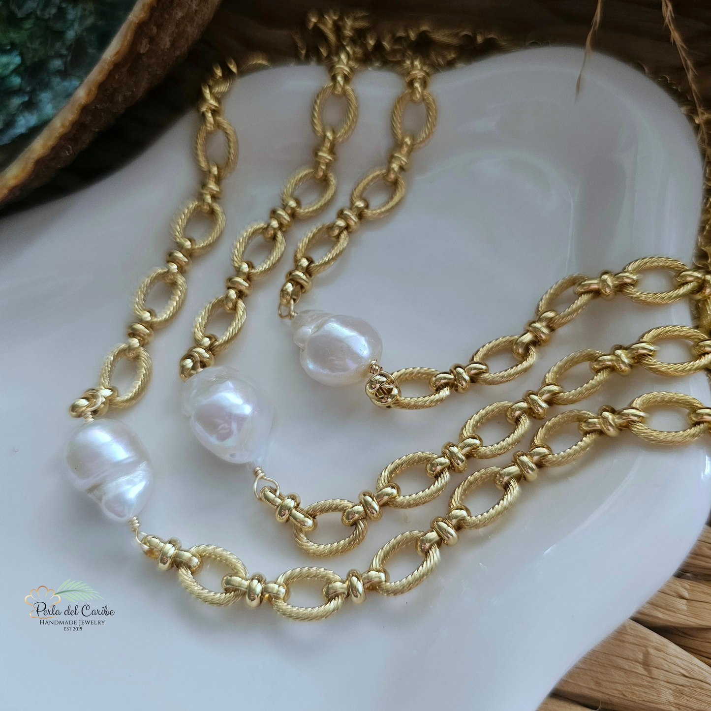 Baroque Pearl Choker