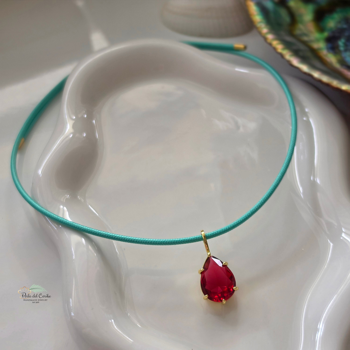 Ruby Drop Magnetic Cord