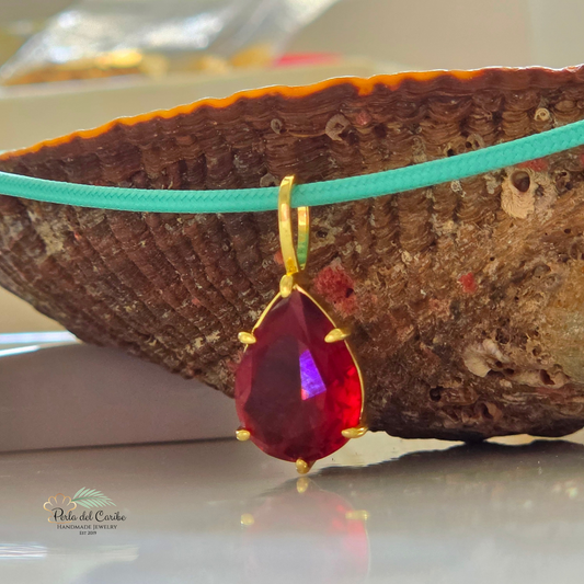 Ruby Drop Magnetic Cord
